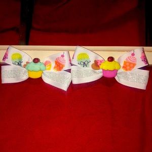 Cupcake splendor handmade bows